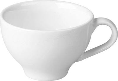 Filxhan cappuccino RAK Lyra, 220 ml, porcelan, i bardhë fildish