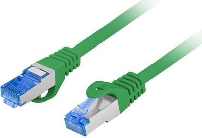 Kabllo rrjeti Lanberg Cat.6A S FTP, 0.25m, LSZH, e gjelbër