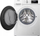 Lavatriçe Hisense WFQA9014EVJM, 9 kg, 1400 RPM, e bardhë