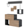 Set paradhomë Cerb 120x20x72Hcm (HM8957.11), gri