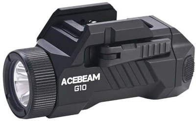 Dолна тактичка светилка за оружје Acebeam G10, 600 lumen, IP68, црна