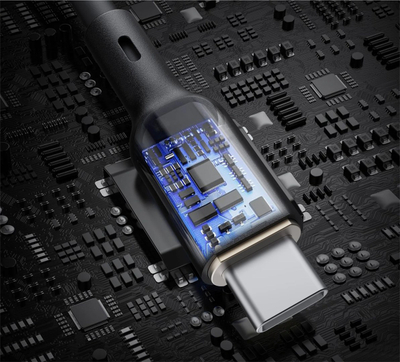 Kabllo USB C AUKEY CB-SCC241, PD 240W 5A, 1m, najlon, e zezë