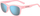 Syze dielli Tifosi Swank Satin Crystal Blush, lente Smoke Bright Blue, mbrojtje UV, rozë