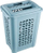 Kosh rrobash Keeeper Nordic, 60L, me kapak, blu nordik