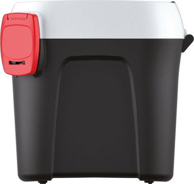 Kuti veglash SMART, plastike, 38x23.4x22.5 cm, e zezë me kapak gri