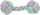 Lodër litari për qen Trixie Junior Rope Dumbbell, 22 cm, pambuk poliester, shumëngjyrëshe pastel