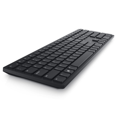 Tastierë Dell KB500, QWERTY, 2.4GHz, e zezë