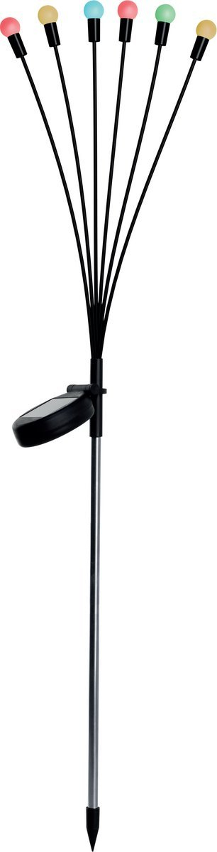 Dritë kopshti Saska Garden SAULES LEMPAS, 6 LED, diellore, shumëngjyrëshe, 72cm