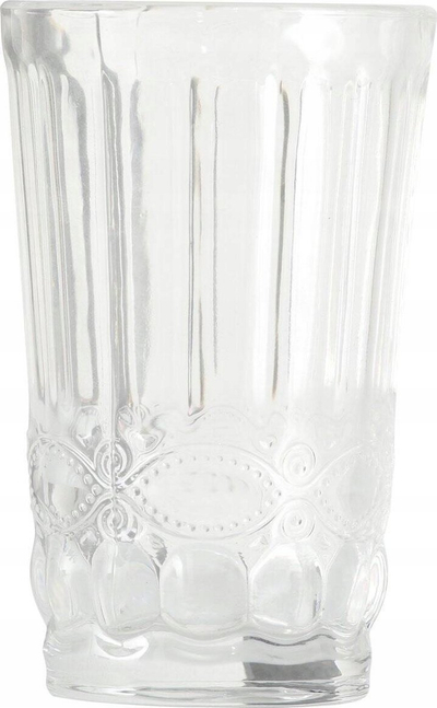 Gotë dekorative Boltze Aurora Glass, 300 ml, 8x13 cm, transparente
