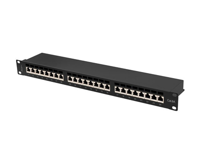 Patch panel rrjeti Gembird 24 porta, 1U 19", Cat.6A FTP, i zi