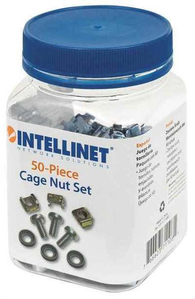 Set vida Intellinet Network Solutions M6, 50 copë, metalik
