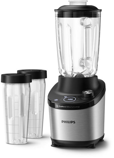 Blender me gotë Philips HR3760/10, 1500W, inox i zi