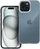 Futrollë telefoni Pearl për iPhone 12 Pro, TPU, transparente, blu e çelët