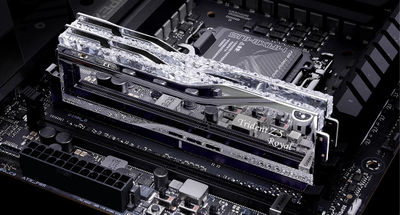 Memorie RAM G.Skill Trident Z5 Royal DDR5, 96GB 6800MHz CL34, Dual Channel XMP, ngjyrë argjendi me RGB