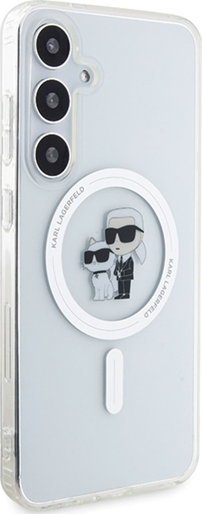 Футрола за телефон Karl Lagerfeld Ikonik MagSafe за Samsung Galaxy S24, проѕирна