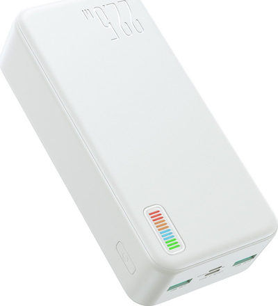 Powerbank Joyroom JR-QP196 Dazzling Series, 30000mAh, 22.5W, i bardhë