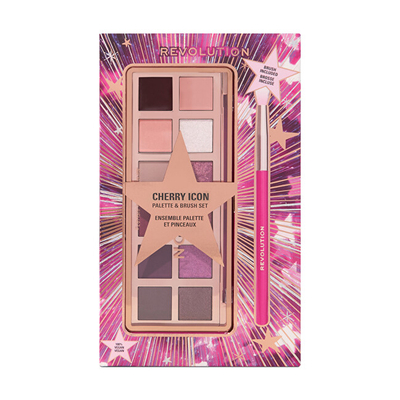 Set dhuratë për sy Revolution Cherie Icon Eye Shadow Palette and Brush Set