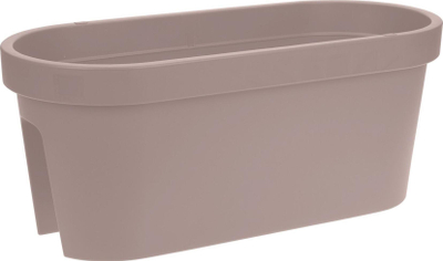 Vazo ballkoni Home Styling Collection, 60x28 cm, plastike, gri