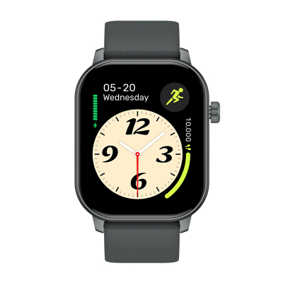 Ora inteligjente Zeblaze GTS 3 GPS, ekran 2.01", thirrje telefonike, gri e errët