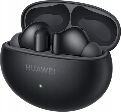 Безжични слушалки Huawei FreeBuds 6i, во уво, со ANC, црни