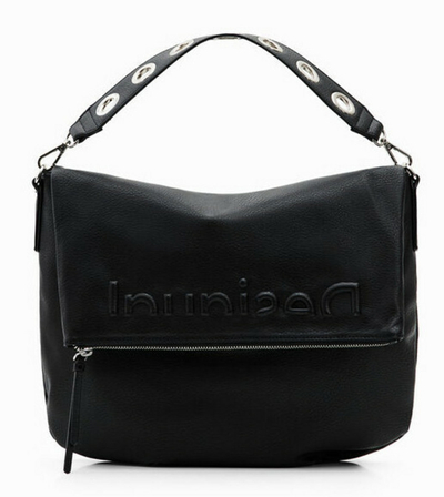 Çantë dore Desigual Half Logo 22 Bretún 22WAXP79 2000, e zezë
