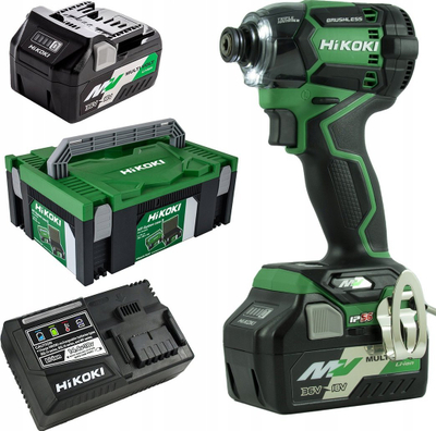 Kaçavidë goditëse HiKOKI WH36DB W2Z, 36V Multivolt, motor brushless, në valixhe HSC