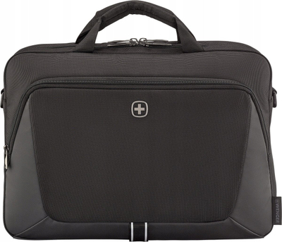 Çantë laptopi Wenger SwissGear 653300 XE Brief, 16", nga PET i ricikluar, me ngjyrë të zezë