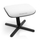 Подлога за нозе Noblechairs Footrest 2 White Edition, ергономска, бела