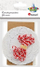 Set dekorativ dhuratash Titanum Decorative Gift Set, 6 kartolina, 6 zarfe, e bardhë kuqe