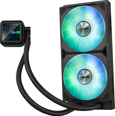 Ftohës uji CPU ASUS Prime LC 240 ARGB, radiator 240 mm, ARGB, i zi