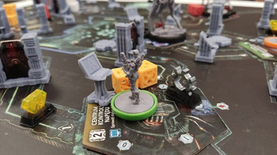 Set miniaturash 3D Games Unplugged Nemesis Computer Set, 8 copë, resin, shumëngjyrëshe