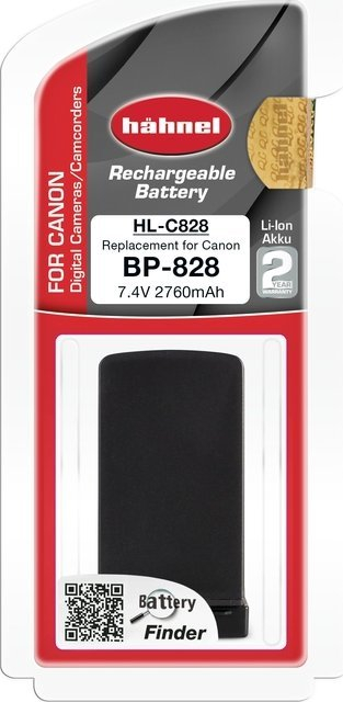 Батерија за камера Хахнел HL-C828, Li-Ion, 2760mAh, сива