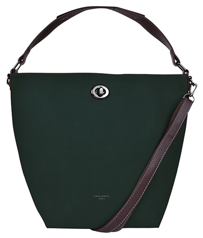 Çantë dore David Jones CM5325A, e gjelbër, polyuretan