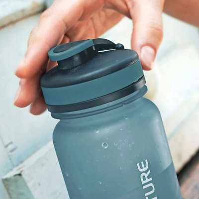 Shishe uji Tritan Water Bottle, 650ml, blu