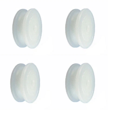 Set rrotullash litari C45/8, Ø45 mm, profil litari 8 mm, të bardha