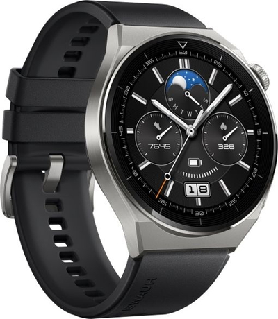 Ora e zgjuar Huawei Watch GT 3 Pro Titanium, 46mm, GPS, e zezë