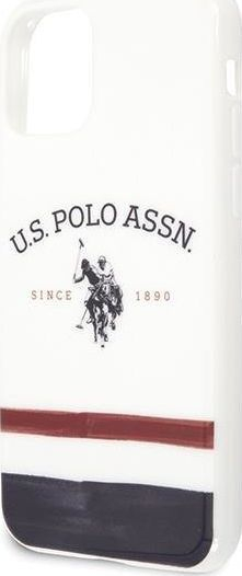Mbrojtëse U.S. Polo ASSN për iPhone 11 Pro Max, e bardhë