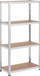 Raft magazinimi FUNFIT HOME&OFFICE, metalik, 180x90x40 cm