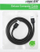 Kabllo USB Ugreen USB 2.0 A në A, 0.25m, e zezë