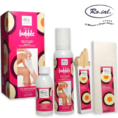 Set për depilim Ro.ial Bubble wax, Krem Shea