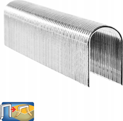 Kapëse kabllosh Rapid No. 36 Cable Staple, 14 mm, për kabllo der’ në 6 mm, e bardhë