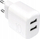 Полнач за ѕид Puro PROLITE, 10W, 2x USB A, бел