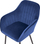 Set karrigesh për ngrënie WELLSTON Velvet, 2 copë, metal, blu e errët