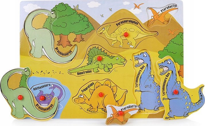 Puzzle druri Artyk DINOSAURS, me doreza, edukativ për kalamaj
