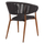 Kolltuk alumini Eulo 55,5x63,5x78Hcm (HM5783.11), kaftë/ gri