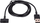 Кабел за полнење Akyga AK-SW-23, за Fitbit Ionic, 1m, црн
