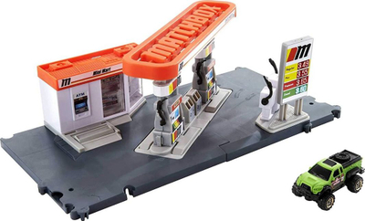 Set loje Mattel Matchbox Action Drivers Fuel Station, me makinë, shumëngjyrësh
