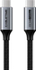 Kabllo USB Cabletime USB C në USB C, USB 3.1 10Gbps, 100W 1m, gri e zezë