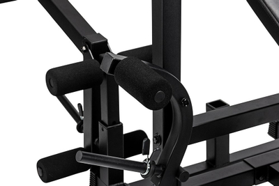 Stol multifunksional për palestër VirtuFit Deluxe Bench, shpinore e rregullueshme, dizajn i vogël, i zi