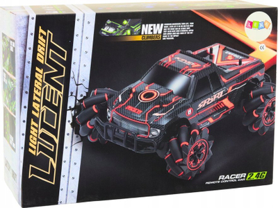 Makina lodër me telekomandë RC Off-Road Drift, LED, bateri rikarikueshme, blu
